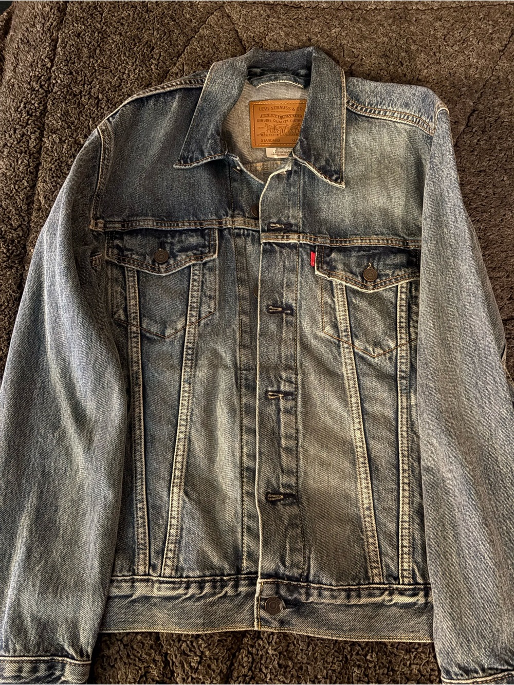 Levi's Light Blue Washed Denim Jacket